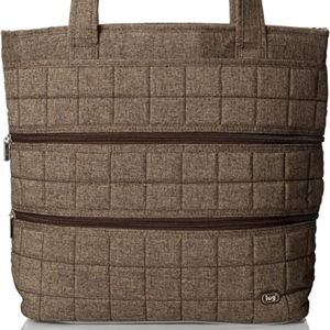 Lug Taxicab Tote in Heather Brown